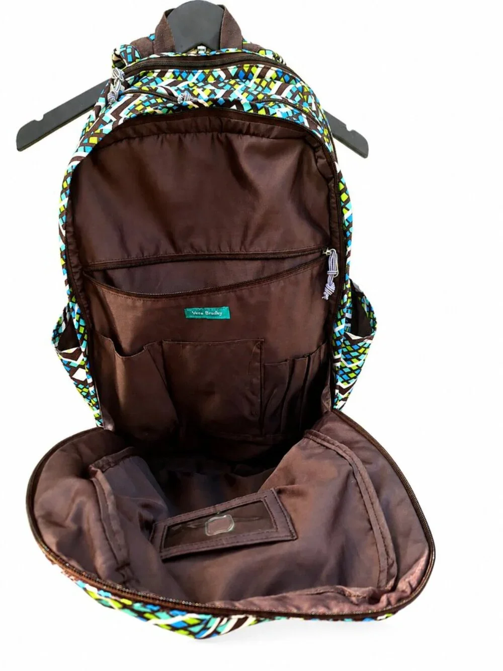 Vera Bradley Rain Forest Lighten Up Backpack Laptop Travel Retired Print